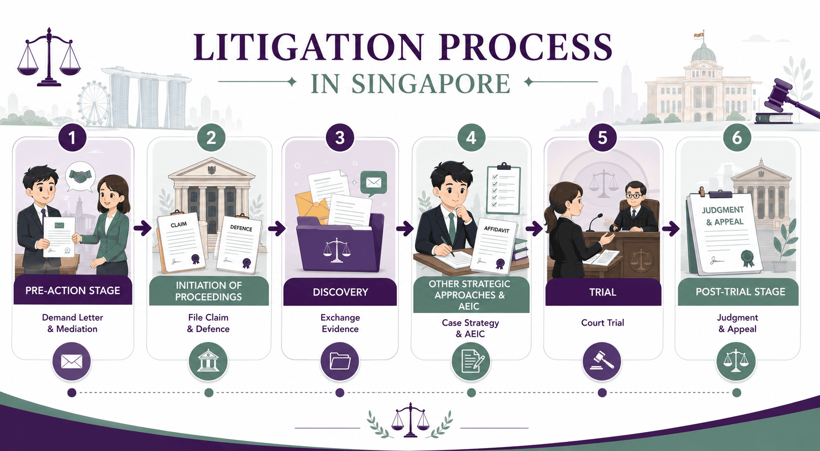 Litigation: Comprehensive Guide & Process in Singapore | RBN Chambers