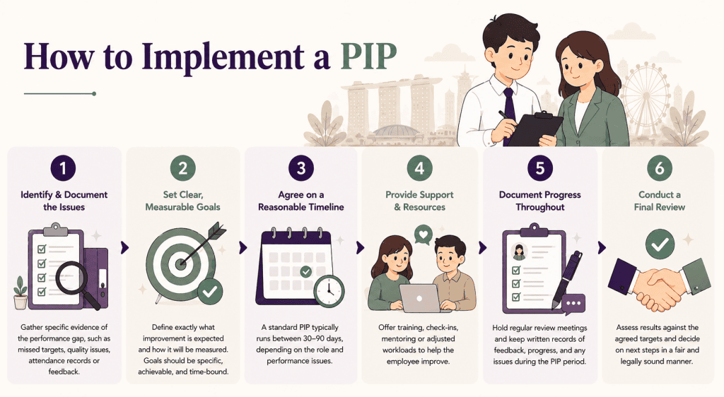 how to implement performance improvement plan