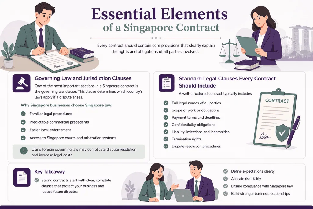 checklist contact drafting singapore